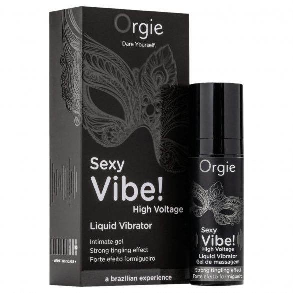 Orgie Sexy Vibe High Voltage - unisex tekući vibrator (15 ml)