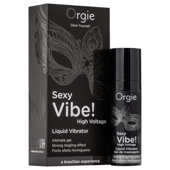 Orgie Sexy Vibe High Voltage - unisex tekući vibrator (15ml)