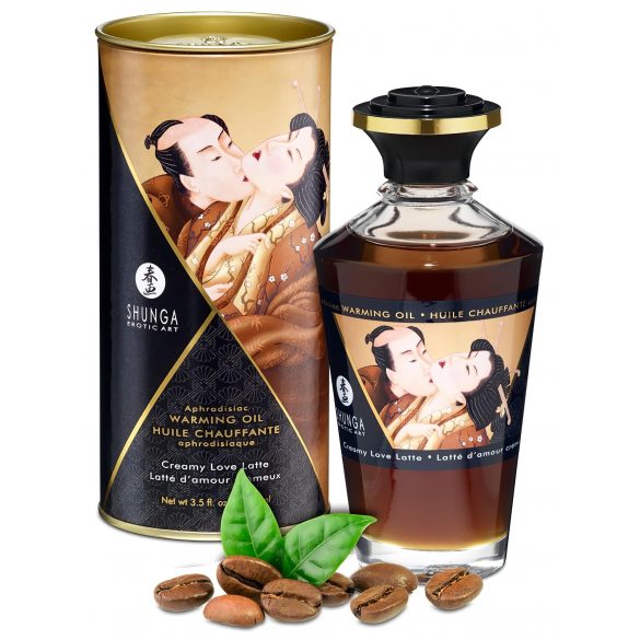 Shunga - zagrijavajuće ulje za masažu - kremasti latte (100ml) 