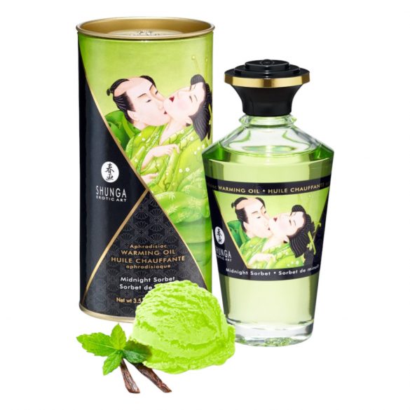 Shunga - zagrijavajuće ulje za masažu - ponoćni sorbet (100ml) 