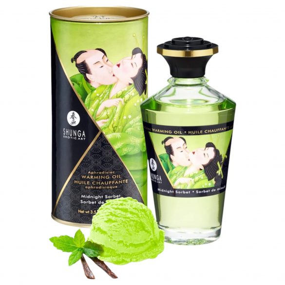 Shunga - zagrijavajuće ulje za masažu - ponoćni sorbet (100ml) 