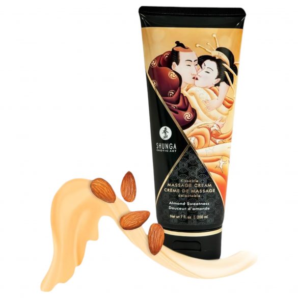 Shunga - krema za masažu - slatki badem (200ml) 