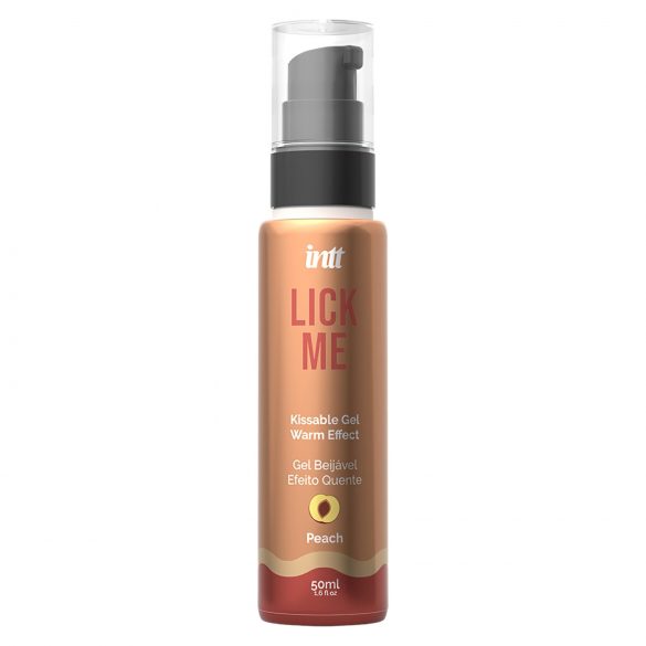 Intt Lick Me - zagrijavajući lubrikant gel - breskva (50ml)