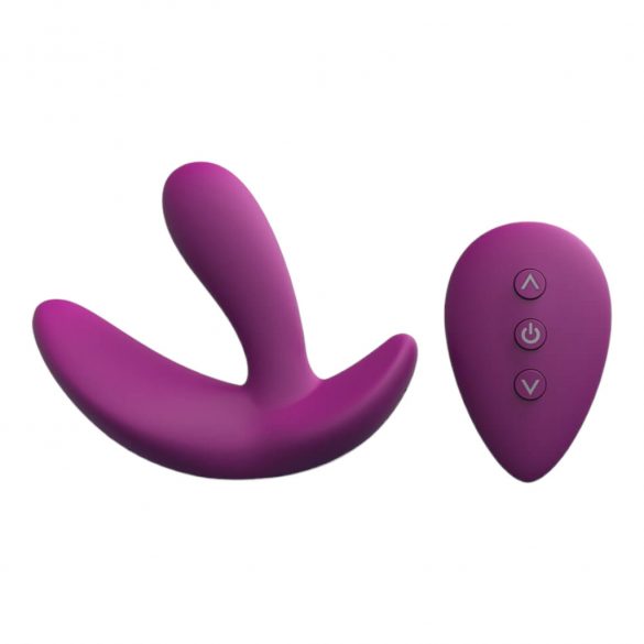 Cotoxo Saddle - punjivi vibrator za prostatu na daljinsko upravljanje (ljubičasti) 