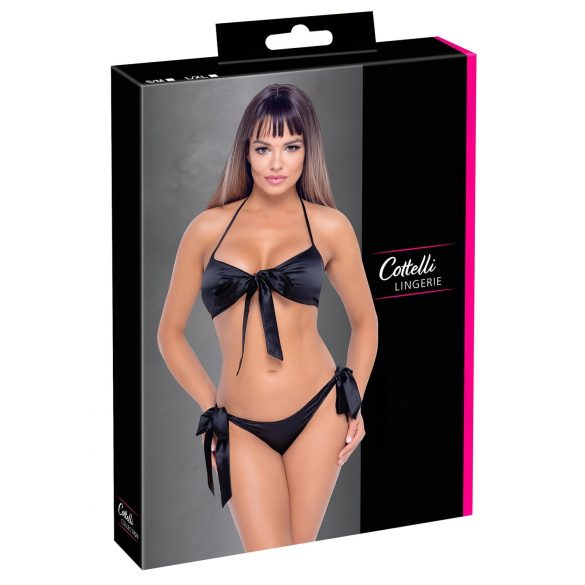 Cottelli - set grudnjaka u bikini stilu (crni) 