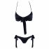 Cottelli - set grudnjaka u bikini stilu (crni) 