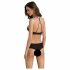 Passion Eco Kerria - bikini set od čipke (crni) 