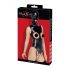 Bad Kitty - otvoreni body s maskom za glavu (crna) - L