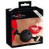 Bad Kitty - silikonski ball gag veliki (crni)