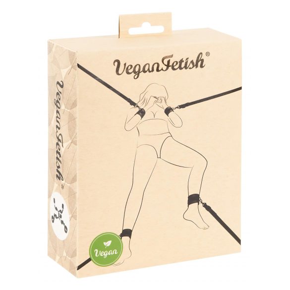 Vegan Fetish - set poveza za krevet (crni) 