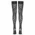 Cottelli Legwear - tajice s printom pantere (crne) 