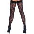 Cottelli Legwear - tajice s printom pantere (crne)  - 3