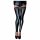 Noir - Lace Shiny Thigh Fix (crna)  - XL