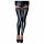 Noir - Lace Shiny Thigh Fix (crna)  - XL