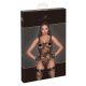 Noir - prozirni cvjetni body (crni) - L