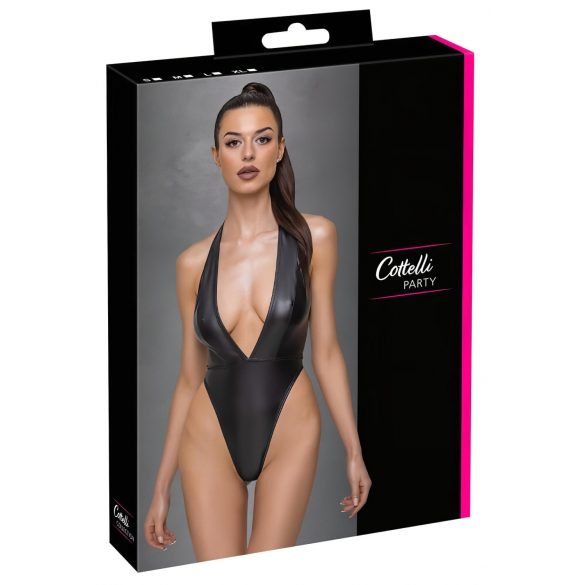 Cottelli Party - duboko dekoltirani body (crni) - XL