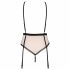 Obsessive Lilines - najlonke body (roze)  - L/XL