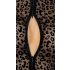 Noir - leopard print, bodi dugih rukava (crni) 