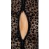 Noir - leopard print, bodi dugih rukava (crni)  - M