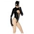 Black Velvet - Batwoman body dugih rukava (crni) - M