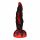 OgazR Hell Dong - gumeni groovy dildo - 20 cm (crno-crveni) 