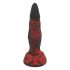 OgazR Hell Dong - gumeni groovy dildo - 20 cm (crno-crveni) 