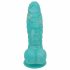 OgazR Sea Serpent - gumeni groovy dildo - 17 cm (plavo-bijeli) 