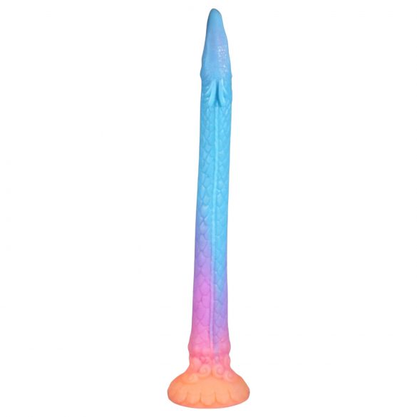 OgazR XXL Eel - fluorescentni analni dildo - 47 cm (ružičasti)