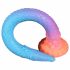 OgazR XXL Eel - fluorescentni analni dildo - 47 cm (roza) 