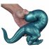 Toppedmonster - dinosaur silikonski dildo - 26 cm (tirkiz) 