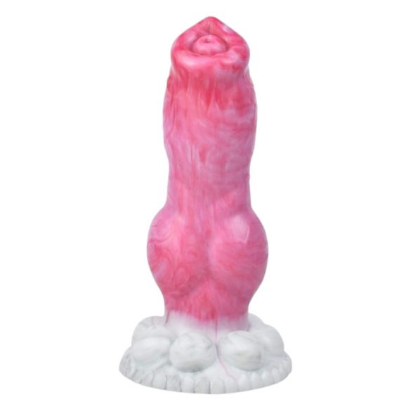 Animalorny Bulldog - pseći penis dildo - 17 cm (roza) 