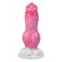 Animalorny Bulldog - pseći penis dildo - 17 cm (roza) 