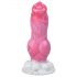 Animalorny Buldog - pas penis dildo - 17cm (roze)