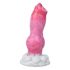 Animalorny Bulldog - pseći penis dildo - 17 cm (roza) 