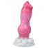 Animalorny Buldog - pas penis dildo - 17cm (roze)