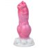 Animalorny Buldog - pas penis dildo - 17cm (roze)