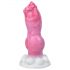 Animalorny Buldog - pas penis dildo - 17cm (roze)