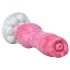 Animalorny Buldog - pas penis dildo - 17cm (roze)