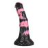 Bad Horse - silikonski dildo za konjske alate - 18cm (crno-roza) 