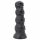 Toppedmonster - lubanja dildo - 22 cm (crna)