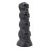 Toppedmonster - lubanja dildo - 22 cm (crna) 