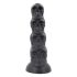 Toppedmonster - lubanja dildo - 22 cm (crna) 