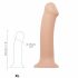 / Strap-on-me XL - dvoslojni realistični dildo - iznimno veliki (prirodni) 