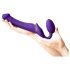 Strap-on-me M - vibrator bez naramenica - srednji (ljubičasti) 