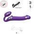 Strap-on-me M - vibrator bez naramenica - srednji (ljubičasti) 