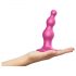 Strap-on-me Beads S - perle, strap-on dildo (roza) 