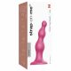 Strap-on-me Beads M - perle, strap-on dildo (roza) 