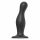 Strap-on-me Curvy L - valoviti, strap-on dildo (crni) 