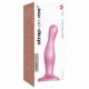 Strap-on-me Curvy M - valoviti, strap-on dildo (ružičasti) 