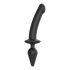 / Strap-on-me Swith Semi-Realistic XXL - 2u1 silikonski dildo (crni) 